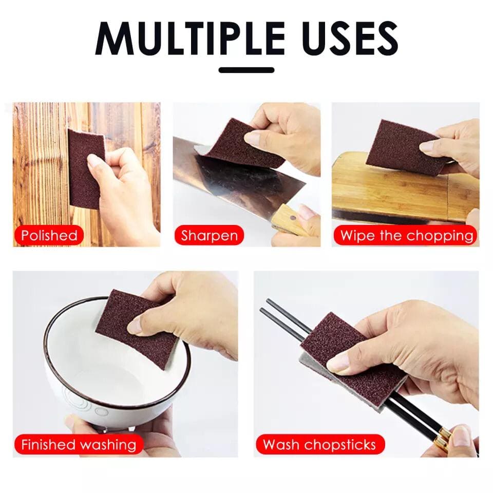 Magic Cleaning Emergy Rust Removing Roll, Magic Rust Cleaner, Pot Cleaning Sponge Magic Cleaning Emergy Rust Removing Roll, Magic Rust Cleaner, Pot Cleaning Sponge